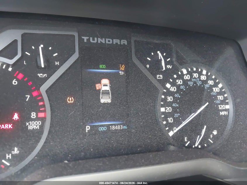 2024 Toyota Tundra VIN 5TFLA5DB1RX203485 IAAI salvage auction — FRONT & REAR, Salvage Title, sold $25 on 2026-07-24 (photo 7)