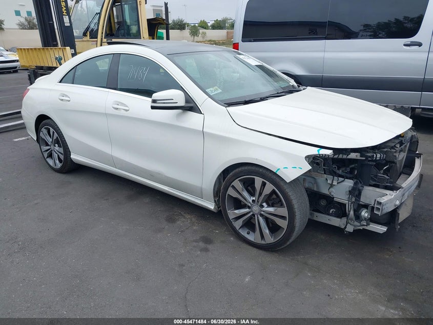 2017 Mercedes-benz Cla-klasse VIN WDDSJ4EB6HN430451 IAAI salvage auction — FRONT END, Salvage Certificate (California), sold $2,250 on 2026-07-17 (photo 1)