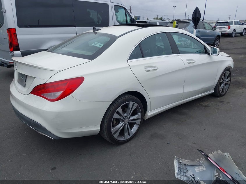 2017 Mercedes-benz Cla-klasse VIN WDDSJ4EB6HN430451 IAAI salvage auction — FRONT END, Salvage Certificate (California), sold $2,250 on 2026-07-17 (photo 4)