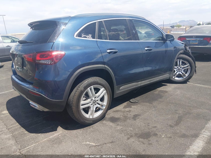 2021 Mercedes-benz Gla-klasse VIN W1N4N4GB5MJ275101 IAAI salvage auction — LEFT FRONT, Salvage (Nevada), sold $7,200 on 2026-07-17 (photo 4)