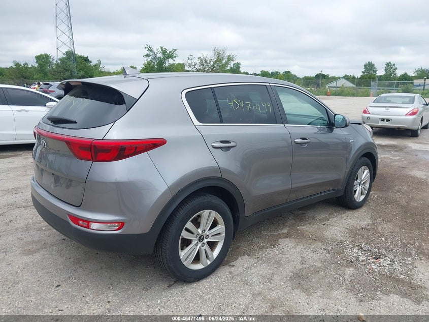2018 Kia Sportage VIN KNDPMCAC6J7331462 IAAI salvage auction — FRONT END, Salvage Title, sold $3,200 on 2026-07-28 (photo 4)