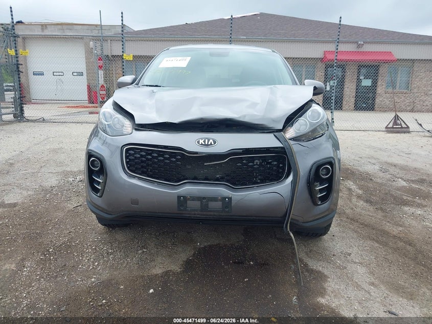 2018 Kia Sportage VIN KNDPMCAC6J7331462 IAAI salvage auction — FRONT END, Salvage Title, sold $3,200 on 2026-07-28 (photo 6)
