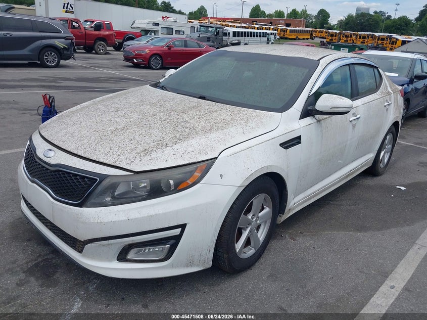 2014 Kia Optima VIN 5XXGM4A77EG334215 IAAI salvage auction — NORMAL WEAR, Clear (North Carolina), sold $850 on 2026-07-23 (photo 6)