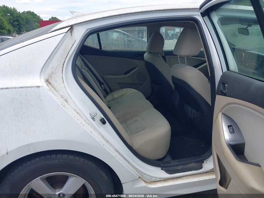 2014 Kia Optima VIN 5XXGM4A77EG334215 IAAI salvage auction — NORMAL WEAR, Clear (North Carolina), sold $850 on 2026-07-23 (photo 8)