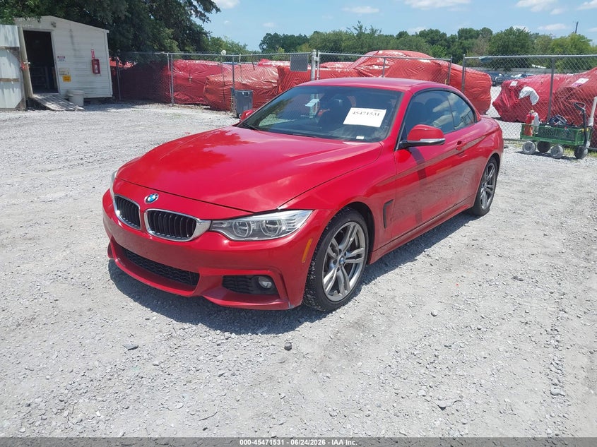 2014 BMW 4er VIN WBA3T3C58EP737505 IAAI salvage auction — NORMAL WEAR, Clear (Montana), sold $2,750 on 2026-07-09 (photo 2)