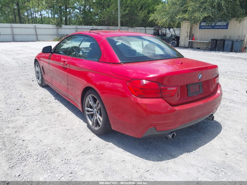 2014 BMW 4er VIN WBA3T3C58EP737505 IAAI salvage auction — NORMAL WEAR, Clear (Montana), sold $2,750 on 2026-07-09 (photo 3)