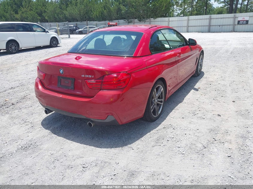 2014 BMW 4er VIN WBA3T3C58EP737505 IAAI salvage auction — NORMAL WEAR, Clear (Montana), sold $2,750 on 2026-07-09 (photo 4)