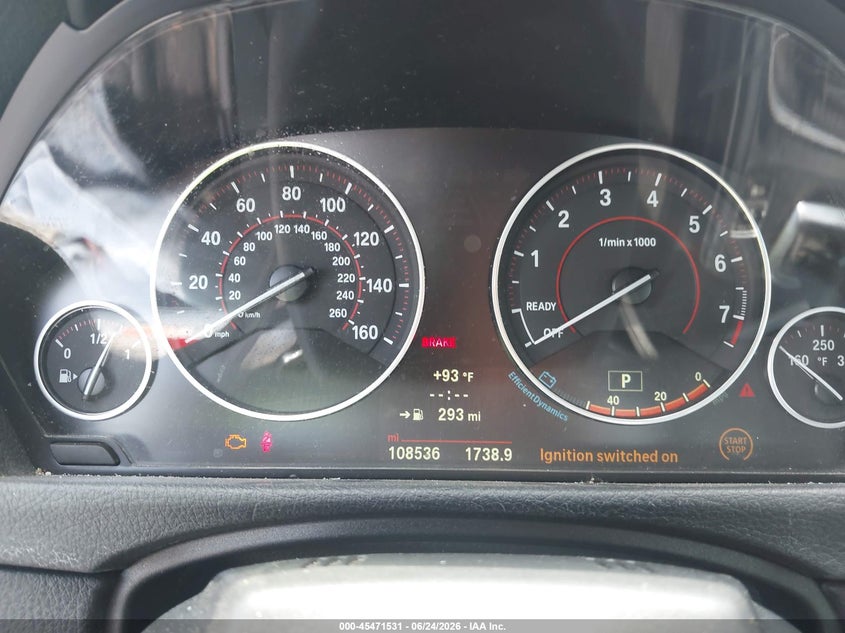 2014 BMW 4er VIN WBA3T3C58EP737505 IAAI salvage auction — NORMAL WEAR, Clear (Montana), sold $2,750 on 2026-07-09 (photo 7)