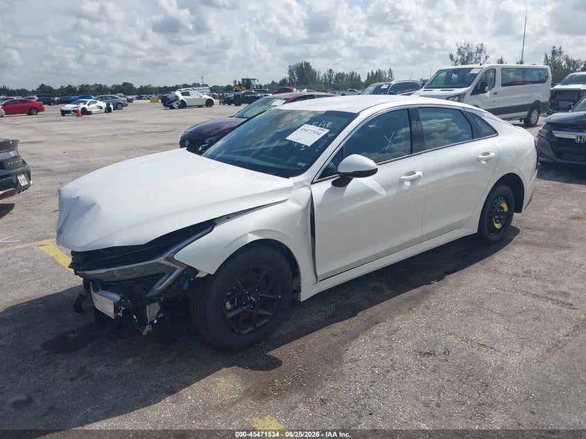 2026 Kia K5 VIN KNAG24J7XT5457625 IAAI salvage auction — FRONT END, Rebuildable (Florida), sold $4,650 on 2026-07-23 (photo 2)
