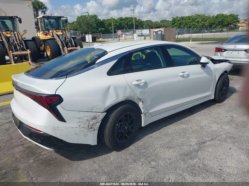 2026 Kia K5 VIN KNAG24J7XT5457625 IAAI salvage auction — FRONT END, Rebuildable (Florida), sold $4,650 on 2026-07-23 (photo 4)
