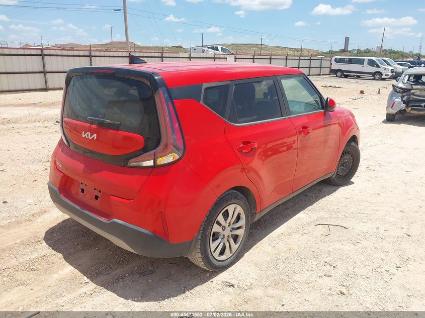 2023 Kia Soul VIN KNDJ23AU5P7211584 IAAI salvage auction — NORMAL WEAR, Nrc Lienholder Repossession Paperwork (Texas), sold $2,550 on 2026-07-23 (photo 4)