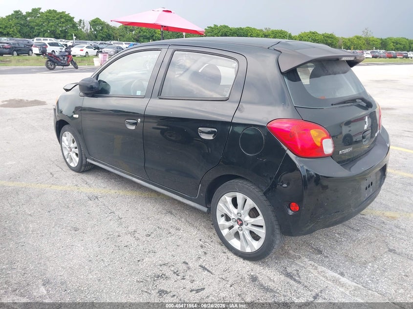 2014 Mitsubishi Mirage VIN ML32A3HJXEH009112 IAAI salvage auction — FRONT END, Rebuildable (Florida), sold $400 on 2026-07-09 (photo 3)