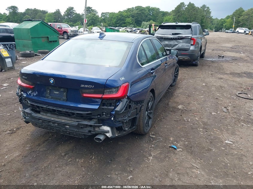 2020 BMW 3er VIN WBA5R7C00LFH90594 IAAI salvage auction — FRONT & REAR, Salvage Title, sold $8,750 on 2026-09-01 (photo 4)