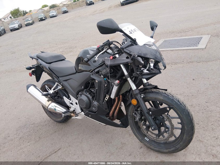 2014 Honda Cbr VIN MLHPC4401E5100512 IAAI salvage auction — FRONT END, Salvage (Arizona), sold $425 on 2026-07-08 (photo 1)