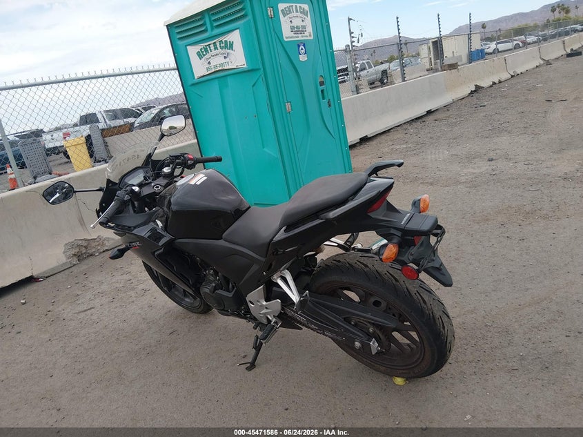 2014 Honda Cbr VIN MLHPC4401E5100512 IAAI salvage auction — FRONT END, Salvage (Arizona), sold $425 on 2026-07-08 (photo 3)