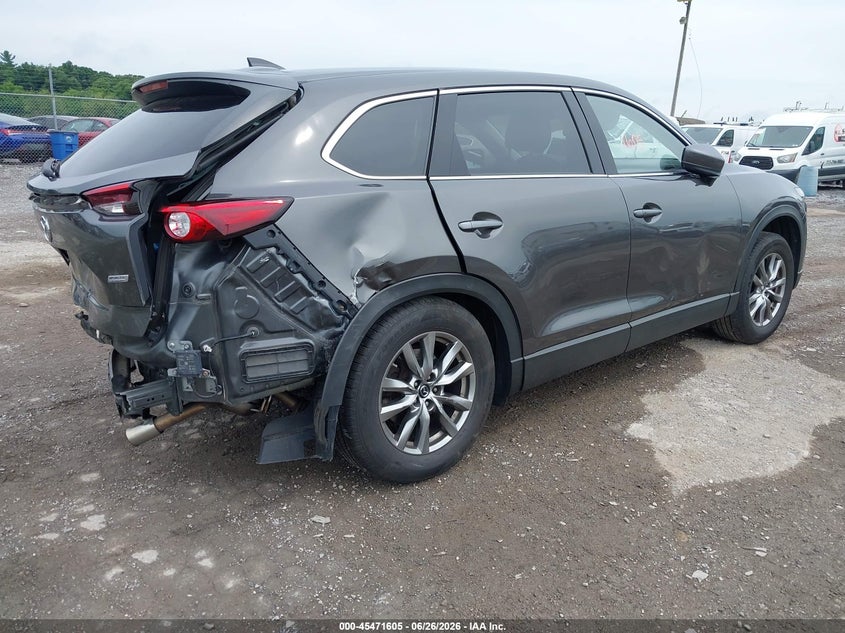 2019 Mazda Cx-9 VIN JM3TCBCY9K0305525 IAAI salvage auction — LEFT REAR, Salvage Title, sold $2,400 on 2026-07-22 (photo 4)