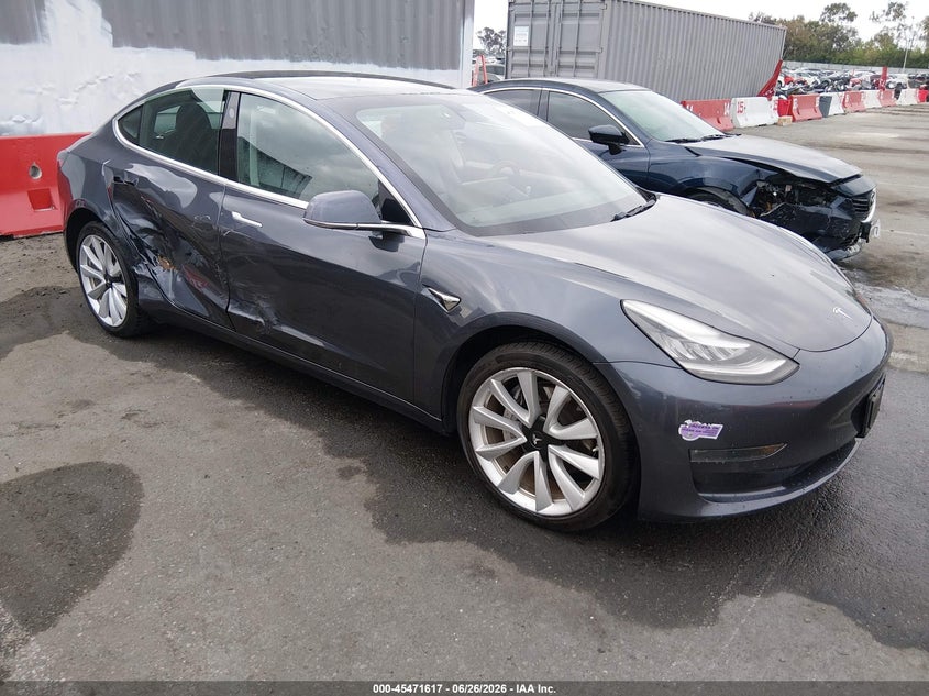 2019 Tesla Model 3 VIN 5YJ3E1EB0KF497828 IAAI salvage auction — RIGHT SIDE, Salvage (California), sold $7,900 on 2026-07-13 (photo 1)