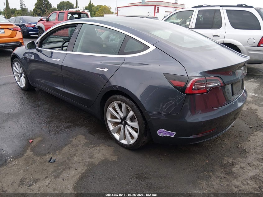 2019 Tesla Model 3 VIN 5YJ3E1EB0KF497828 IAAI salvage auction — RIGHT SIDE, Salvage (California), sold $7,900 on 2026-07-13 (photo 3)