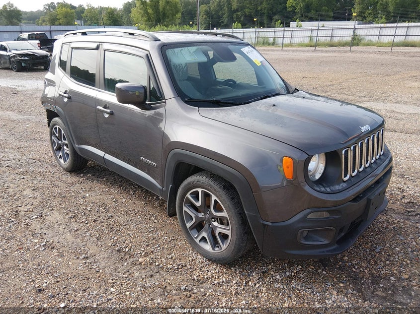 2018 Jeep Renegade VIN ZACCJABB3JPH18961 IAAI salvage auction — REAR END, Salvage (Louisiana), sold $2,650 on 2026-08-03 (photo 1)