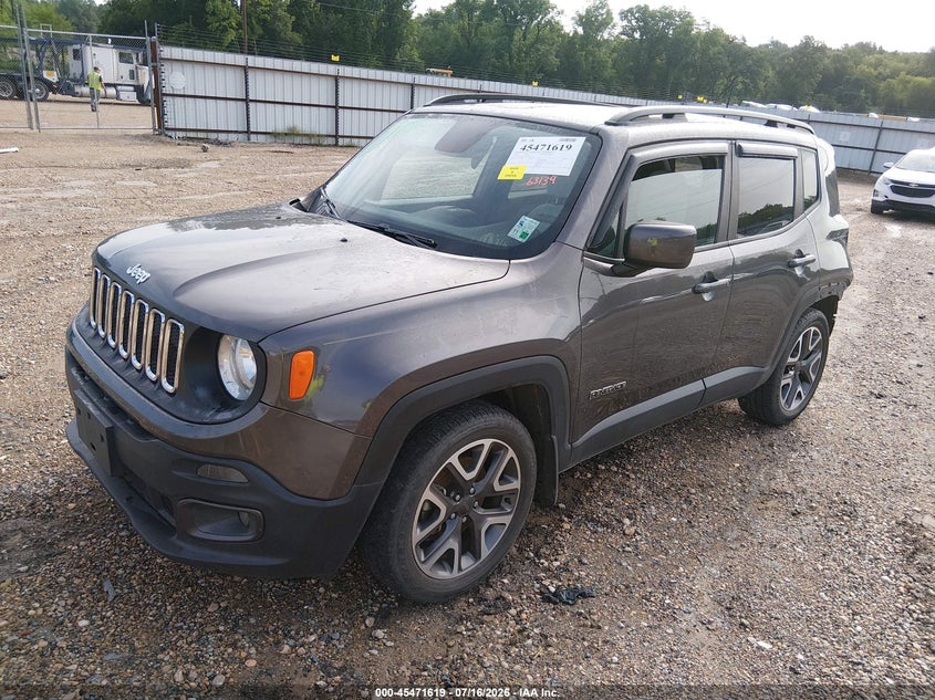 2018 Jeep Renegade VIN ZACCJABB3JPH18961 IAAI salvage auction — REAR END, Salvage (Louisiana), sold $2,650 on 2026-08-03 (photo 2)