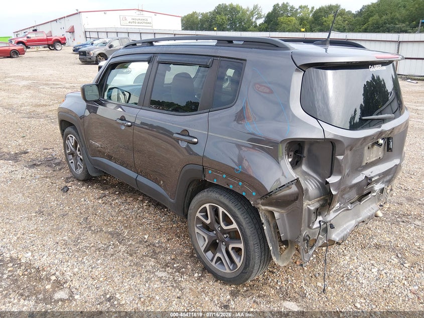 2018 Jeep Renegade VIN ZACCJABB3JPH18961 IAAI salvage auction — REAR END, Salvage (Louisiana), sold $2,650 on 2026-08-03 (photo 3)