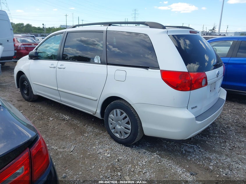 2006 Toyota Sienna VIN 5TDZA23C66S509490 IAAI salvage auction — NORMAL WEAR, Clear (Florida), sold $750 on 2026-07-16 (photo 3)
