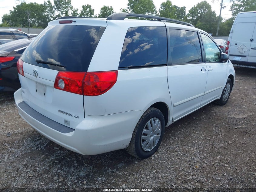 2006 Toyota Sienna VIN 5TDZA23C66S509490 IAAI salvage auction — NORMAL WEAR, Clear (Florida), sold $750 on 2026-07-16 (photo 4)