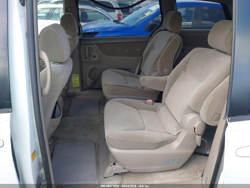 2006 Toyota Sienna VIN 5TDZA23C66S509490 IAAI salvage auction — NORMAL WEAR, Clear (Florida), sold $750 on 2026-07-16 (photo 8)