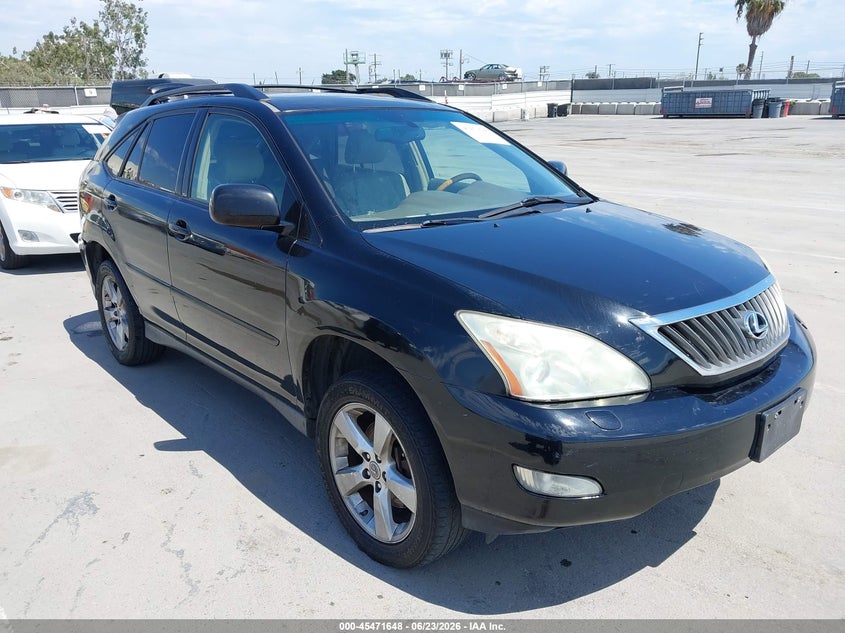 2007 Lexus Rx 350 VIN JTJHK31U672004324 IAAI salvage auction — FRONT END, Clear - Dealer Only (California), sold $2,175 on 2026-07-15 (photo 1)