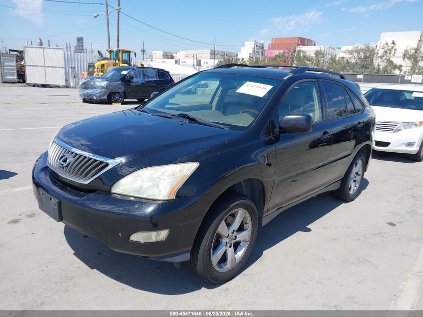 2007 Lexus Rx 350 VIN JTJHK31U672004324 IAAI salvage auction — FRONT END, Clear - Dealer Only (California), sold $2,175 on 2026-07-15 (photo 2)