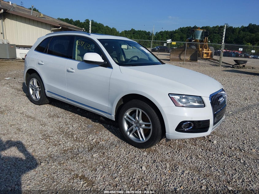 2014 Audi Q5 VIN WA1LFAFP6EA049334 IAAI salvage auction — LEFT FRONT, Salvage (Kentucky), sold $3,150 on 2026-07-31 (photo 1)