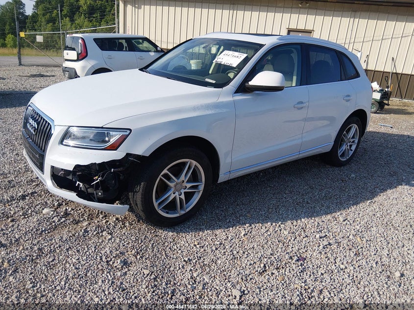 2014 Audi Q5 VIN WA1LFAFP6EA049334 IAAI salvage auction — LEFT FRONT, Salvage (Kentucky), sold $3,150 on 2026-07-31 (photo 2)