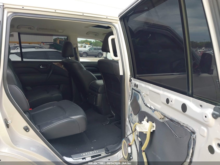 2018 Infiniti Qx80 VIN JN8AZ2NE6J9191421 IAAI salvage auction — REAR END, Salvage (Illinois), sold $8,100 on 2026-08-13 (photo 8)