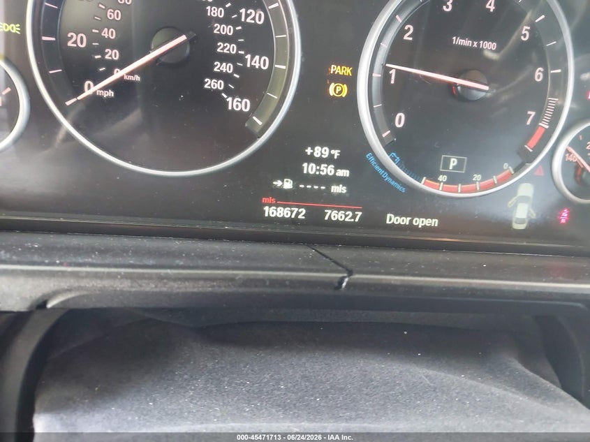 2012 BMW 5 series VIN WBAXG5C5XCDW92213 IAAI salvage auction — NORMAL WEAR, Clear (Florida), sold $225 on 2026-07-22 (photo 7)