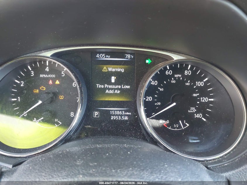 2016 Nissan Rogue VIN KNMAT2MT6GP672531 IAAI salvage auction — FRONT END, Salvage (California), sold $1,075 on 2026-08-01 (photo 7)