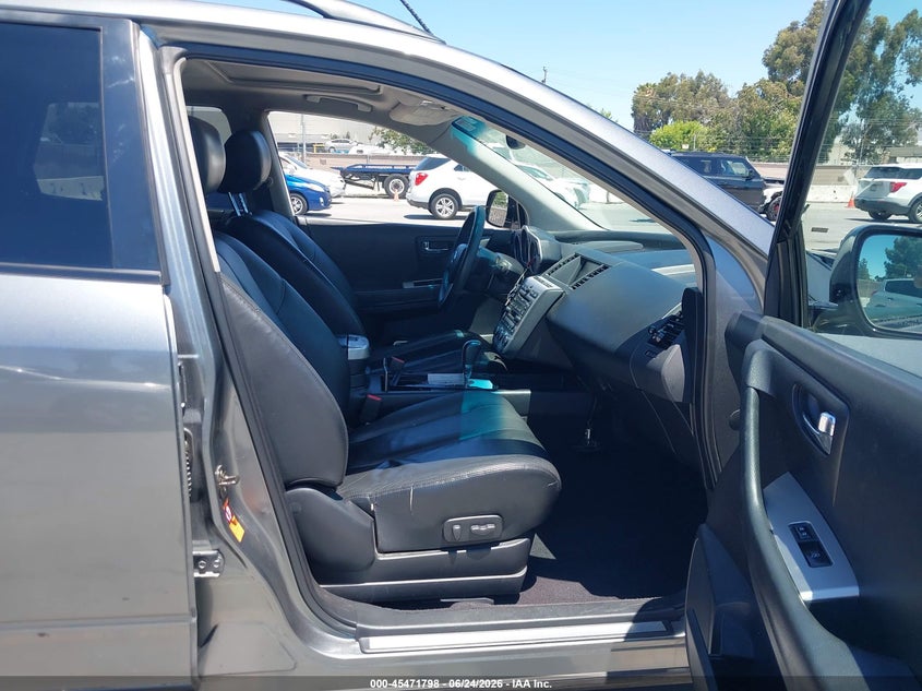 2007 Nissan Murano VIN JN8AZ08W77W624697 IAAI salvage auction — LEFT REAR, Salvage (California), sold $200 on 2026-07-20 (photo 5)