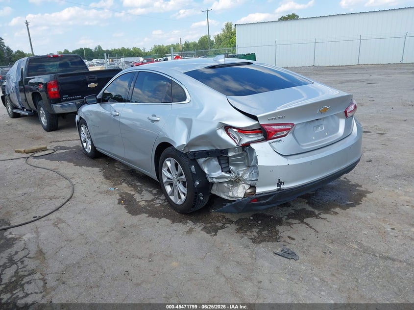 2021 Chevrolet Malibu VIN 1G1ZD5ST6MF010379 IAAI salvage auction — REAR END, Salvage Title, sold $2,300 on 2026-07-23 (photo 3)
