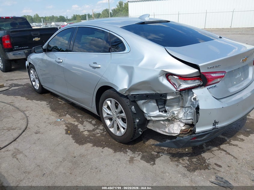 2021 Chevrolet Malibu VIN 1G1ZD5ST6MF010379 IAAI salvage auction — REAR END, Salvage Title, sold $2,300 on 2026-07-23 (photo 6)