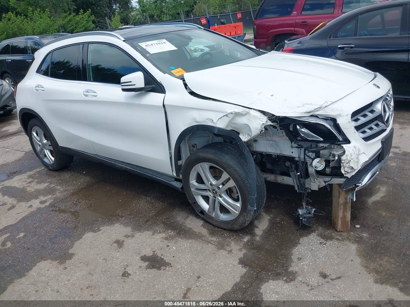 2019 Mercedes-benz Gla-klasse VIN WDCTG4GB5KJ553239 IAAI salvage auction — FRONT END, Salvage Title, sold $4,300 on 2026-08-02 (photo 1)