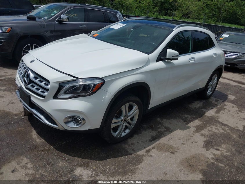 2019 Mercedes-benz Gla-klasse VIN WDCTG4GB5KJ553239 IAAI salvage auction — FRONT END, Salvage Title, sold $4,300 on 2026-08-02 (photo 2)