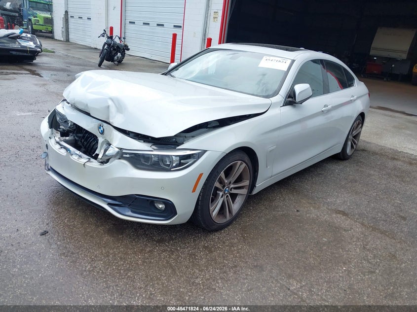 2019 BMW VIN WBA4J1C52KBM17314 IAAI salvage auction — FRONT END, Rebuildable (Florida), sold $5,550 on 2026-07-22 (photo 2)