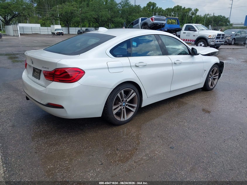 2019 BMW VIN WBA4J1C52KBM17314 IAAI salvage auction — FRONT END, Rebuildable (Florida), sold $5,550 on 2026-07-22 (photo 4)