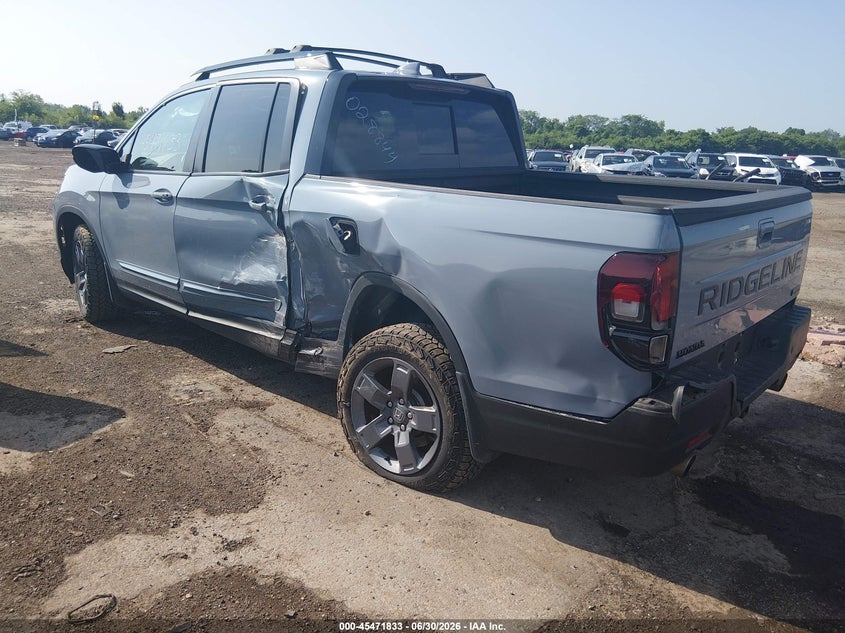 2024 Honda Ridgeline VIN 5FPYK3F63RB028844 IAAI salvage auction — LEFT SIDE, Salvage Title, sold $11,200 on 2026-08-26 (photo 3)