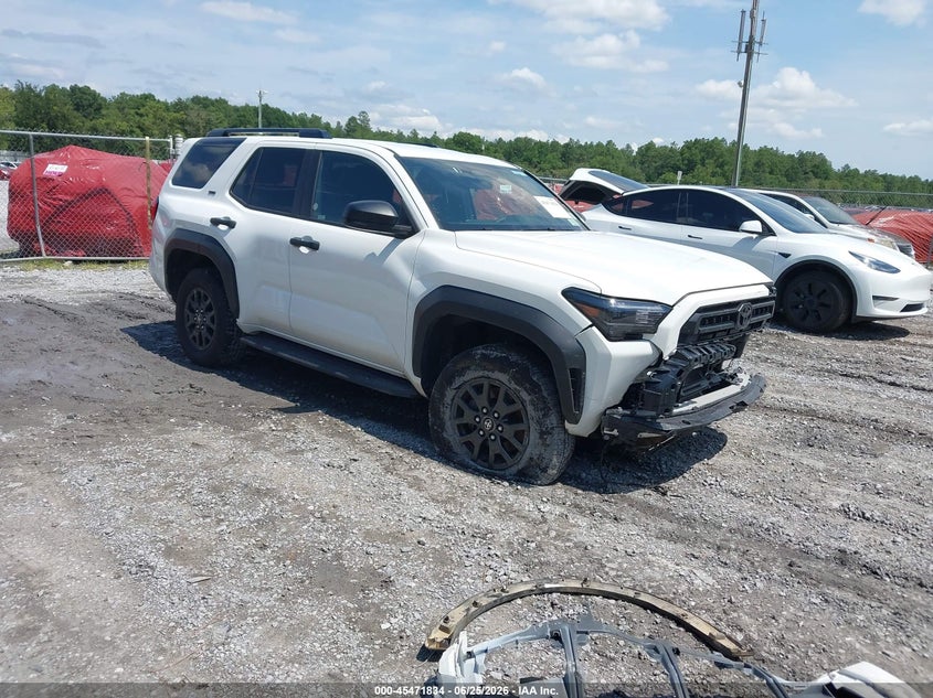2025 Toyota 4runner VIN JTEVA5BR8S5037567 IAAI salvage auction — FRONT END, Clear (New York), sold $19,200 on 2026-07-08 (photo 1)