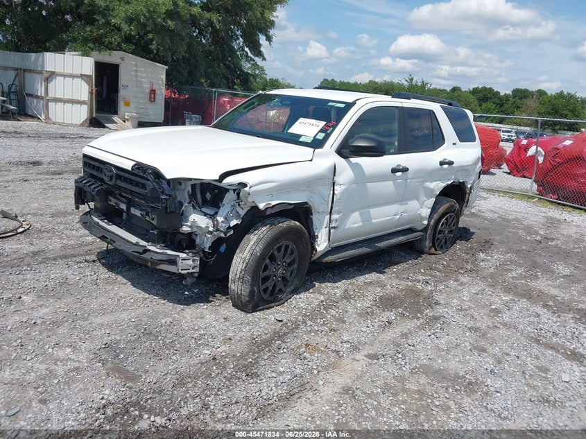 2025 Toyota 4runner VIN JTEVA5BR8S5037567 IAAI salvage auction — FRONT END, Clear (New York), sold $19,200 on 2026-07-08 (photo 2)