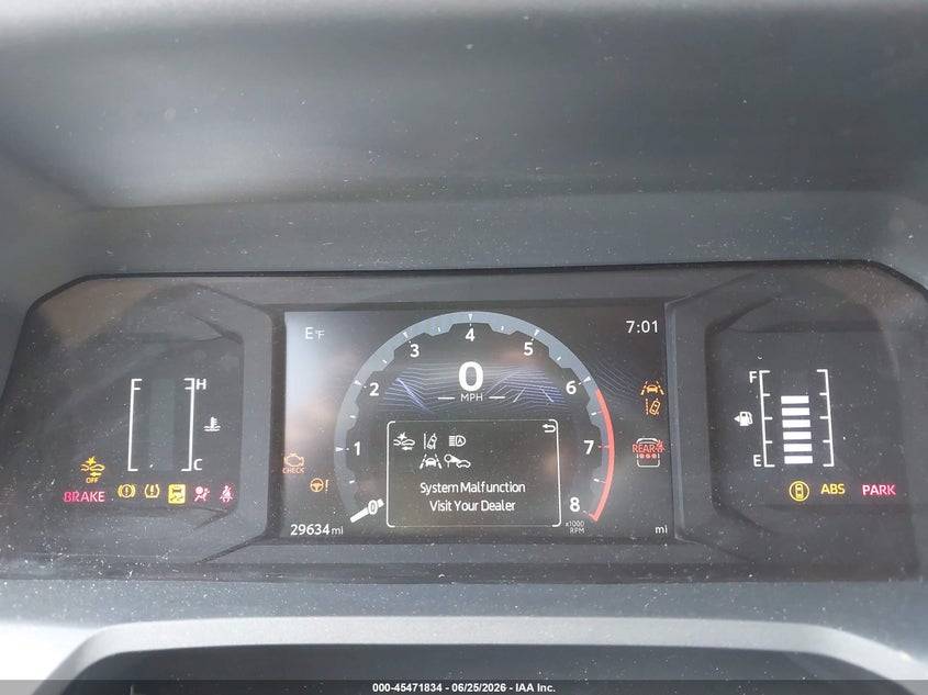 2025 Toyota 4runner VIN JTEVA5BR8S5037567 IAAI salvage auction — FRONT END, Clear (New York), sold $19,200 on 2026-07-08 (photo 7)