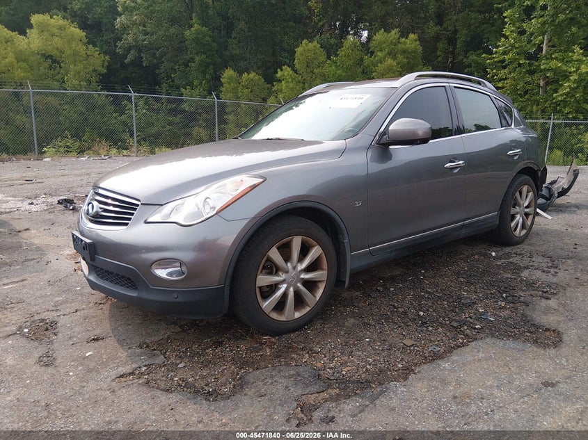 2015 Infiniti Qx50 VIN JN1BJ0HP1FM731032 IAAI salvage auction — REAR END, Salvage (Mississippi), sold $25 on 2026-07-29 (photo 2)