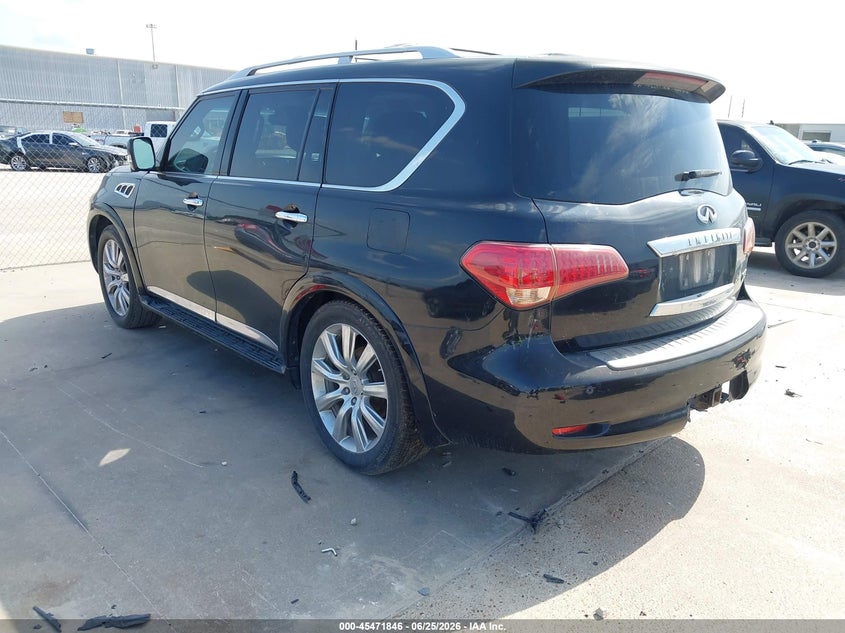 2012 Infiniti Qx56 VIN JN8AZ2NC7C9315066 IAAI salvage auction — FRONT END, Salvage Title, sold $2,800 on 2026-09-03 (photo 3)