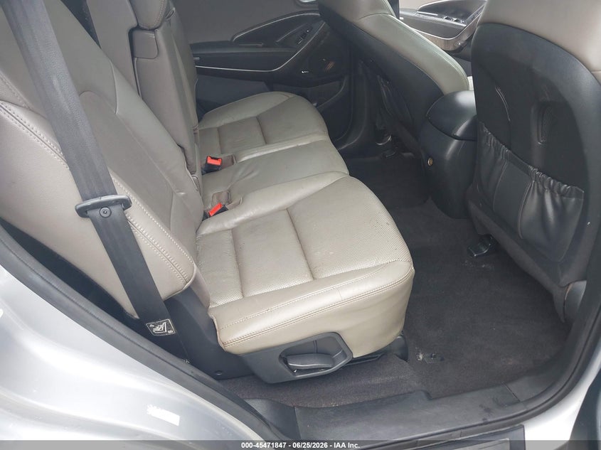 2017 Hyundai Santa fe VIN KM8SR4HF2HU185683 IAAI salvage auction — FRONT & REAR, Clear (Mississippi), sold $1,750 on 2026-07-28 (photo 8)