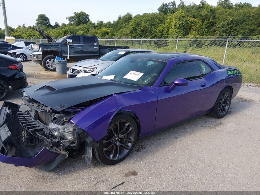 2018 Dodge Challenger VIN 2C3CDZFJ4JH287866 IAAI salvage auction — FRONT END, Salvage Title, sold $10,100 on 2026-07-28 (photo 2)